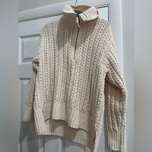 Aerie Knit Quarter-zip sweater